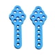 thumbnail image 4 of 1 par de montaje de amortiguador para accesorio de coche de oruga Axial SCX10 Azul perfke Montaje del amortiguador, 4 of 6