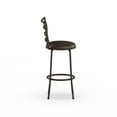 "Mainstays Adjustable 24"" or 29"" Bronze Ladder Barstool, Swivel with