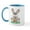White/Blue Inside, variant on CafePress - Happy Easter Mug - 11 oz Ceramic Mug - Novelty Coffee Tea Cup