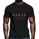 thumbnail image 2 of Camisetas gráficas informales de manga corta con árbol de Navidad rojo y verde para hombre, 2 of 8