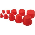 thumbnail image 2 of QuickCar Racing Products 64-225 Red Plastic Cap and Plug Kit - 5 Piece, 2 of 3