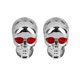 thumbnail image 5 of 2 uds calavera marco para matrícula pernos tornillos tapa de sujeción motocicleta coche camión Auto, 5 of 5