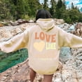 thumbnail image 3 of LEKDFST Love Like Jesus Christian Hoodies for Women Religious Faith God Sweatshirts Bible Verse Inspirational Pullover Tops Beige L, 3 of 6