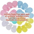 thumbnail image 2 of ToBeInStyles Pack of 4 Newborn Infant Baby Ultra-Soft Cotton Anti-Scratch Mitten Gloves - Pastel, 2 of 5