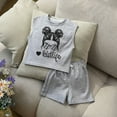 thumbnail image 2 of FAOWME Child Girls Summer Outfits 2 Piece Sets Cute Toddler Tank Tops And Shorts Casual Playwear Soft Breathable Comfortable Outfits For Baby Girl Clothes Sets Stylish O-Neck Dailywear, 2 of 3