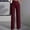 Wine women high waisted wide leg pants a1, variant on sdhkgrrt Women's High Waisted Wide Leg Trousers with Pockets Striped Business Casual Dressy Pants Lounge Office Wear Loose Palazzo Pant Fall Fashion Outfits, Khaki XS
