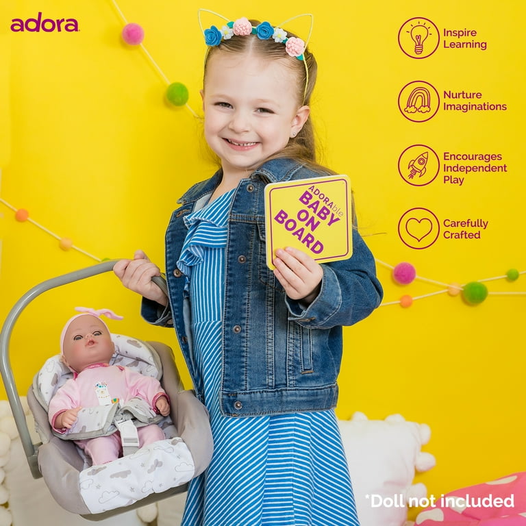 Adora Twinkle Stars Baby Doll Car Seat Carrier