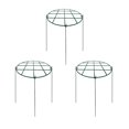 thumbnail image 3 of S SERENABLE 3 Pieces Peony Support Cages Climbing Trellis Multifunctional Iron Easy Installation Plant Support Rings for Flopping Flowers 35x45 cm, 3 of 9