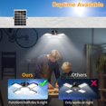 thumbnail image 3 of Luz Solar para Cobertizo Auzev 176 LED con Sensor de Movimiento y 2 Cabezas, 3 of 8