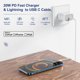 thumbnail image 2 of 3-pack - Laddare för iPhone - Snabbladdare - Adapter + Kabel 20W Vit one size iPhone 3-Pack iPhone（NT） 3-Pack 3-Pack 3-Pack, 2 of 5