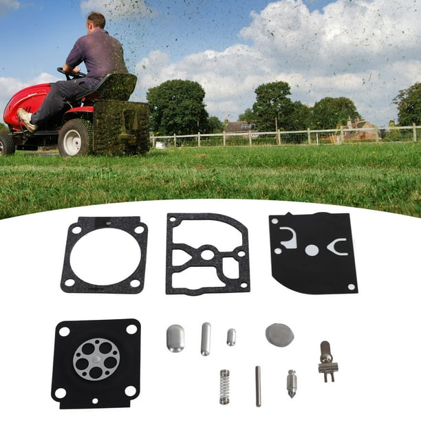 Lawn Mower Repair Rebuild Kit Iron 2 Set Lawn Mower Gasket Kits Simple Replacement For Gardening