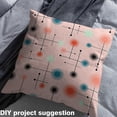 thumbnail image 2 of Homewish Teens Modern Abstract Fabric by the Yard 2 Yards, Pink Blue Stripes Cycle Sewing Fabric, Fashion Artwork Fabric for Sewing, Luxury Bedroom Decor, 2 of 6