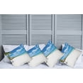 thumbnail image 2 of Ambesonne Beach Throw Pillow Cover 4 Pack, Tropical Island Seashore, 16", Blue White Green, 2 of 7