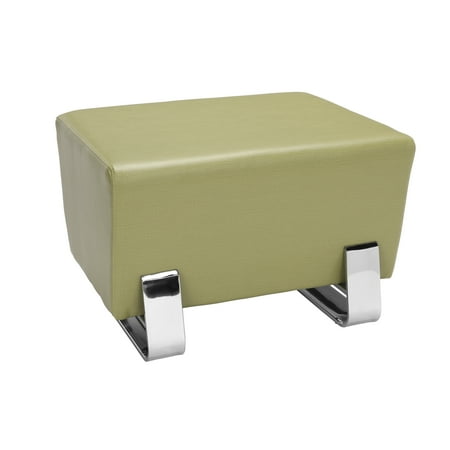 - OFM Axis Series Model 4001C Contemporary Single Seating Bench, Textured Vinyl with Chrome Base, Leaf