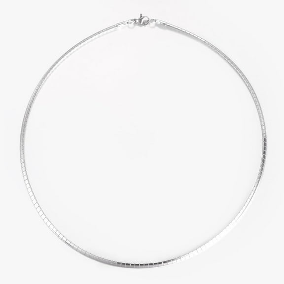 1Pcs Fashion Stacking Jewelry Chain Non-Tarnish 304 Stainless Steel Necklaces with Lobster Clasps for Women Man Birthday Festival Elegant Gifts Personalized Jewelry 17.7 inch(45cm) grey