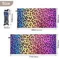 thumbnail image 4 of Neon Rainbow Colored Leopard Beach Towel 31" x 71", Quick Dry Bath Towel Super Absorbent Lightweight Travel Towel for Beach Yoga Swim Sport Camping Holiday, 4 of 7