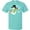 Scuba Blue, variant on Inktastic Just Chillin' This Christmas Fun Snowman in Top Hat T-Shirt