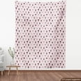 thumbnail image 4 of Ambesonne Ice Cream Fabric by the Yard Upholstery, Summer Desserts Zigzags, 3 Yards, Pale Pink and Dark Grey, 4 of 5