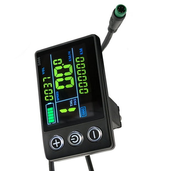 Electric Scooter Control Panel 24V 36V 48V Scooter S866 Display LCD Meter Electric Bike Speedometer Odometers