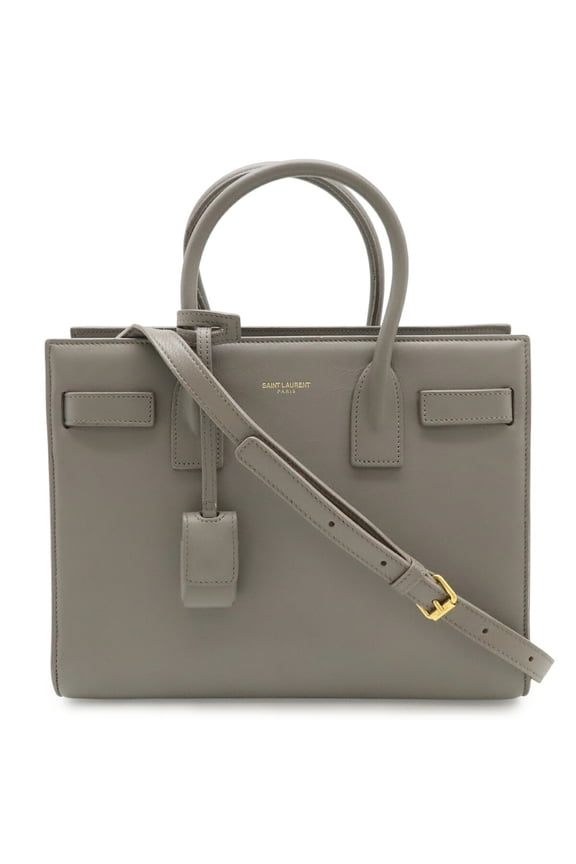 Pre-Owned Yves Saint Laurent SAINT LAURENT PARIS YSL Baby Sac de Jour Handbag Shoulder Bag Gray...