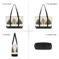 thumbnail image 6 of FORMRS Canvas Laptop Tote Bag for Women with 15.6" Computer Compartments Shoulder Handbag, Hand Drawn Christmas Stars, 6 of 7