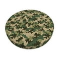 thumbnail image 2 of Lsque Camouflag Round Bar chair cushion covers Velvet Fabric Premium Comfort Protects from Scratches and Stains for 14-17 Inch Chair- 13 inch, 2 of 7