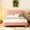 Pink, variant on Zimtown Full Platform Upholstered Bed Frame with Soft Headboard, Wooden Mattress Foundation, Pink