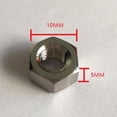 thumbnail image 2 of 5pcs M6 TC4 / Aleación de Soporte Hexagonal Espaciador Tuerca de Tornillo DYNWAVEMX Soporte de tornillos, 2 of 6