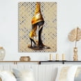thumbnail image 2 of Designart Luxury Brand Pumps And Bottle V Canvas Wall Art, 2 of 5