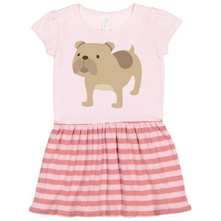 

Inktastic Bulldog Gift Toddler Girl Dress