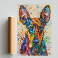 thumbnail image 2 of Pharaoh Hound Dog Poster Wall Art for Bedroom Living Room Funny Graffiti Dog Picture Cool Dog Decor Wall Art, 2 of 6