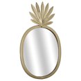 thumbnail image 1 of Espejo de pared con acento de piña y marco de metal pintado en oro Fine Art Tj, 1 of 5