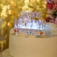 thumbnail image 2 of Efavormart Clear Acrylic Multicolor Flashing Happy Birthday Cake Topper - 5"x 3", 2 of 10