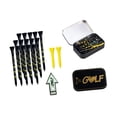 thumbnail image 3 of jinwen Golf Tees Bulk Golf Ball Holder for Driving Range Outdoor Practice Golf Gift Black Color Box, 3 of 9