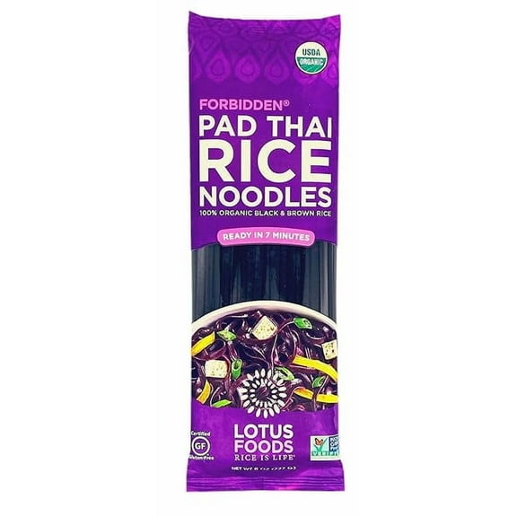 Lotus Foods Organic Brown Pad Thai Rice Noodles - Gluten Free - 8 oz