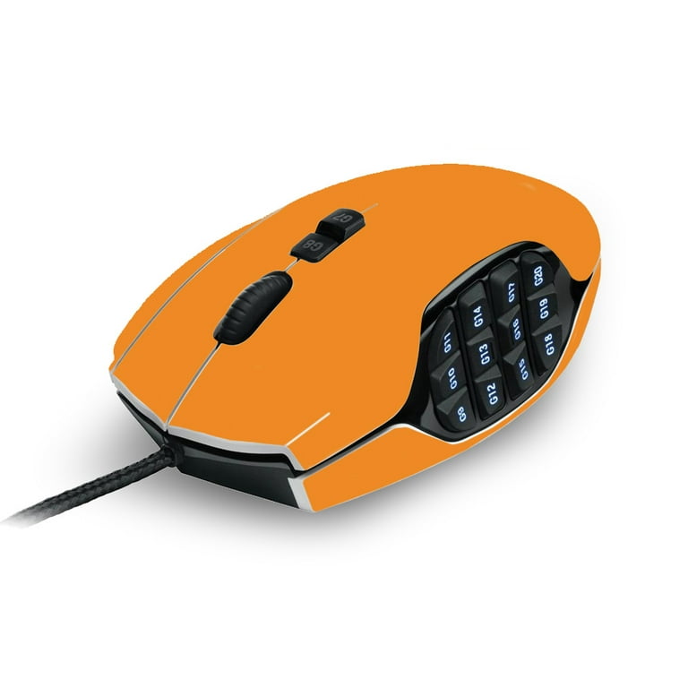 MightySkins LOGG600-Solid Orange Skin for Logitech G600 MMO Gaming Mouse -  Solid Orange 