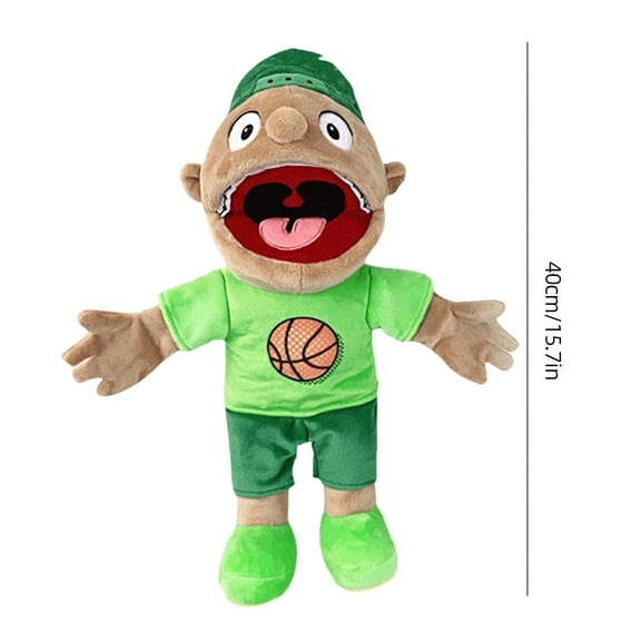 40cm Jeffy Hand Puppet Plush Children Soft Doll Talk Show Party Props Christmas Doll Plush Toys Puppet Kids Birthday Gifts