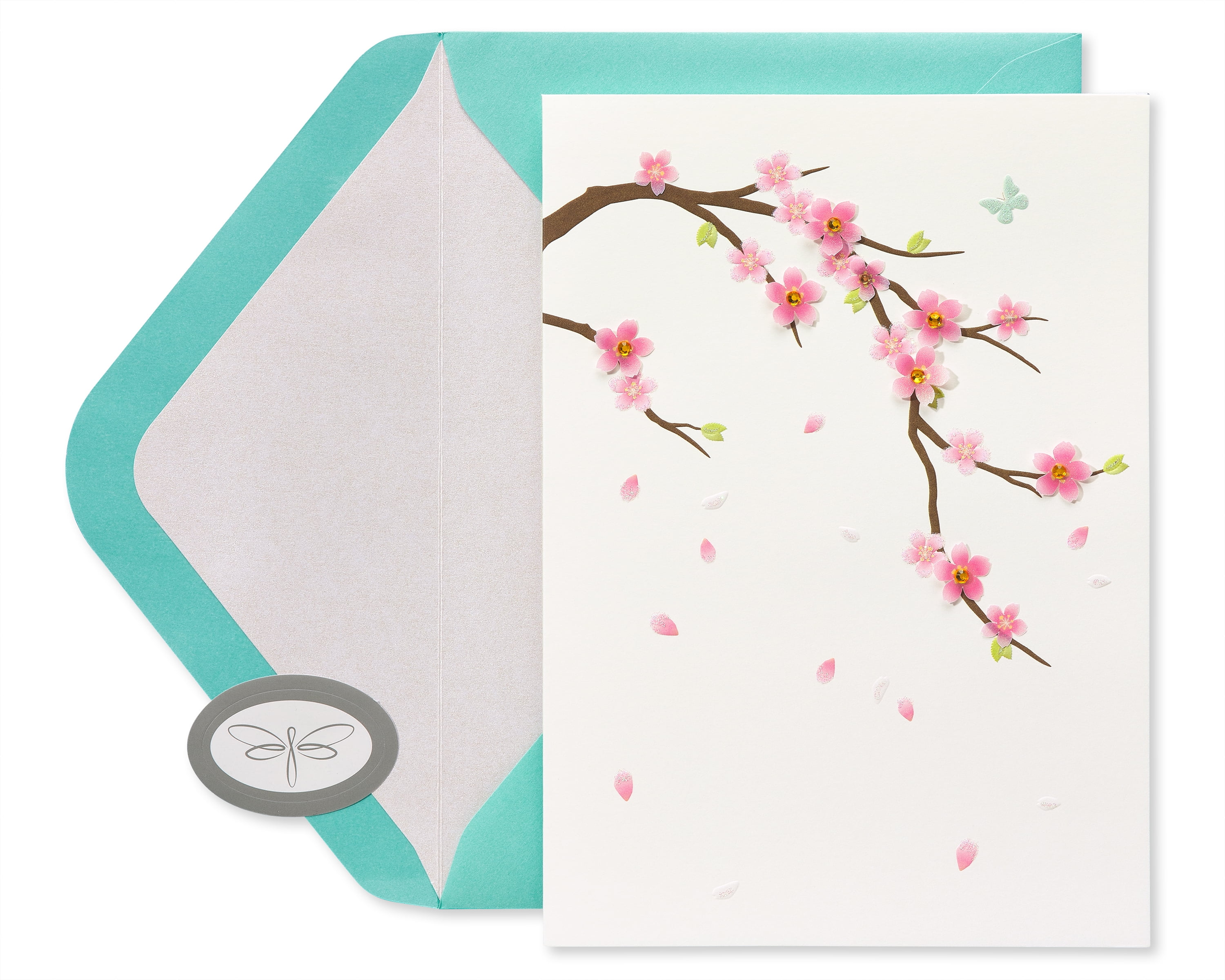 Papersong Premium Sympathy Card (Cherry Blossom)
