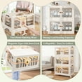 thumbnail image 5 of EnHomee 55GAL/220QT Large Storage Bins with Wheels  Plastic Storage Bins with Lids 5 Pack Stackable Storage Bins for Closet Organizer for Bedroom Storage Containers for Living Room Office, 5 of 8