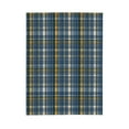 thumbnail image 4 of ZNDUO Scottish Checkered Blue Seamless Pattern Pattern Thickening Blanket, Fluffy Soft Cozy Flannel Throw Blankets, 50"x40" Inches, 4 of 8