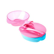 Tommee Tippee Easy Scoop Bowls With Lid And Spoon - 2 Count - Pink/Light Blue
