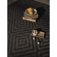 thumbnail image 5 of Furnish My Place Outdoor Collection Geometric Area Rug - 2 ft. x 3 ft. Charcoal, Contemporary Style Water Proof Rug for Garden, Bedroom, Patio, Balcony, 5 of 9
