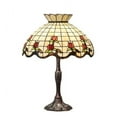 thumbnail image 5 of Meyda Tiffany 232793 26 Inch High Roseborder Table Lamp   Copperfoil Finish with Blue/Clear Glass, 5 of 7