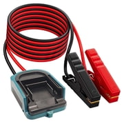 Portable Emergency Jump Starter Cable Kit 12AWG Heavy Duty Booster Cables for Car, Motorcycle & Lawn Mower, 5.9FT Copper Clamps with Carrying Bag