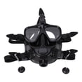 thumbnail image 3 of Gafas de buceo de cara completa, antivaho, a prueba de fugas, vista panorámica de 180°, de silicona, con soporte para cámara, 3 of 15