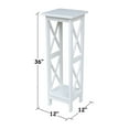 thumbnail image 2 of International Concepts X-sided Plant Stand White 36"H N/A, 2 of 5