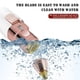 thumbnail image 4 of 2 in 1 Eyebrow/Body Hair Trimmer Easy Cleaning Brow Shaving Tool for Armpits/Lip Hair, 4 of 5