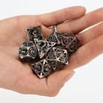 thumbnail image 5 of DDFE Hollow Metal Black RPG Dice for Dungeons and Dragons Dice, 5 of 7
