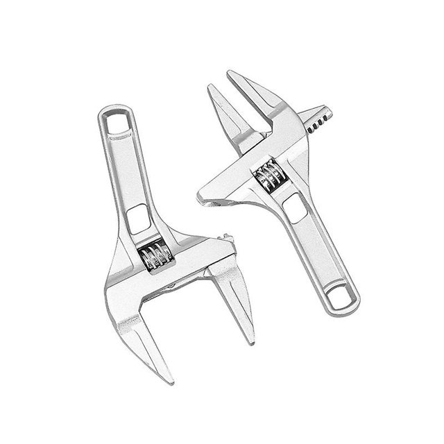 Llave ajustable de 9-70mm, mango de llave ajustable corto, aberturas grandes, herramienta ultrafina y ligera para fontanero, llave inglesa Banban XianweiShao 8390605683138