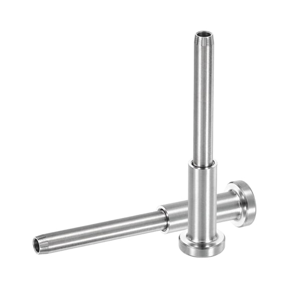 10 Pcs Invisible Cable Railing Kit, 1/8" 316 Stainless Steel Invisible Receiver and Swage Stud End Swage Tensioner for Deck Railing, Stairs, Wood Metal Post, Silver
